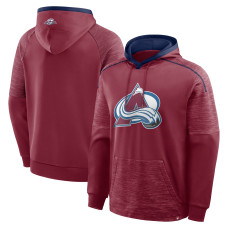 Colorado Avalanche Fanatics Burgundy Goaltender Defender Pullover Hoodie