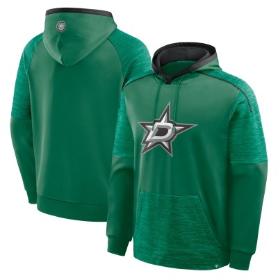 Dallas Stars Fanatics Kelly Green Goaltender Defender Pullover Hoodie