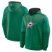 Dallas Stars Fanatics Kelly Green Goaltender Defender Pullover Hoodie