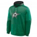 Dallas Stars Fanatics Kelly Green Goaltender Defender Pullover Hoodie