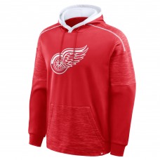 Detroit Red Wings Fanatics Red Goaltender Defender Pullover Hoodie