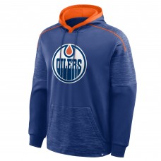 Edmonton Oilers Fanatics Royal Goaltender Defender Pullover Hoodie