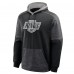 Los Angeles Kings Fanatics Black Goaltender Defender Pullover Hoodie