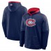 Montreal Canadiens Fanatics Navy Goaltender Defender Pullover Hoodie Montreal Canadiens Fanatics Navy Goaltender Defender Pullover Hoodie