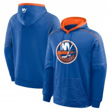New York Islanders Fanatics Royal Goaltender Defender Pullover Hoodie
