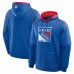 Толстовка New York Rangers Fanatics Blue Goaltender Defender