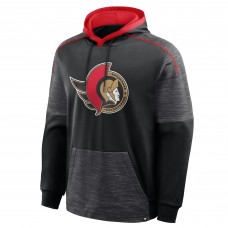 Ottawa Senators Fanatics Black Goaltender Defender Pullover Hoodie