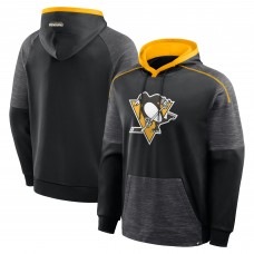 Pittsburgh Penguins Fanatics Black Goaltender Defender Pullover Hoodie Pittsburgh Penguins Fanatics Black Goaltender Defender Pullover Hoodie