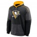 Pittsburgh Penguins Fanatics Black Goaltender Defender Pullover Hoodie