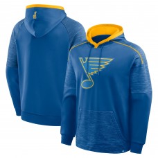 St. Louis Blues Fanatics Blue Goaltender Defender Pullover Hoodie