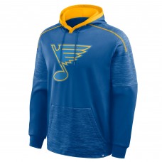 St. Louis Blues Fanatics Blue Goaltender Defender Pullover Hoodie