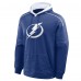 Tampa Bay Lightning Fanatics Blue Goaltender Defender Pullover Hoodie