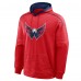 Washington Capitals Fanatics Red Goaltender Defender Pullover Hoodie
