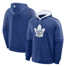 Toronto Maple Leafs Fanatics Blue Goaltender Defender Pullover Hoodie
