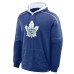 Toronto Maple Leafs Fanatics Blue Goaltender Defender Pullover Hoodie
