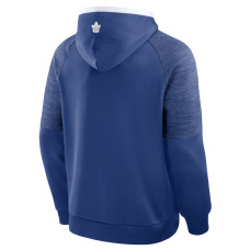 Toronto Maple Leafs Fanatics Blue Goaltender Defender Pullover Hoodie