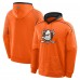 Anaheim Ducks Fanatics Orange Goaltender Defender Pullover Hoodie