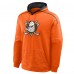 Anaheim Ducks Fanatics Orange Goaltender Defender Pullover Hoodie