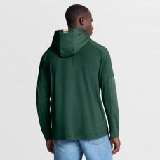 Minnesota Wild Fanatics Green Penalty Shot Long Sleeve Hoodie T-Shirt