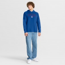 New York Rangers Fanatics Blue Penalty Shot Long Sleeve Hoodie T-Shirt New York Rangers Fanatics Blue Penalty Shot Long Sleeve Hoodie T-Shirt