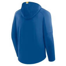 St. Louis Blues Fanatics Blue Penalty Shot Long Sleeve Hoodie T-Shirt