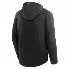 Футболка с длинным рукавом с капюшоном Vegas Golden Knights Fanatics Black Penalty Shot