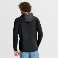 Футболка с длинным рукавом с капюшоном Pittsburgh Penguins Fanatics Black Penalty Shot