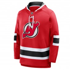 New Jersey Devils Fanatics Red Prime Time Fleece Hoodie