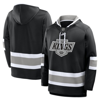 Los Angeles Kings Fanatics Black Prime Time Fleece Hoodie