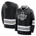 Los Angeles Kings Fanatics Black Prime Time Fleece Hoodie