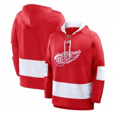 Detroit Red Wings Fanatics Red Prime Time Fleece Hoodie