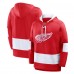 Detroit Red Wings Fanatics Red Prime Time Fleece Hoodie Detroit Red Wings Fanatics Red Prime Time Fleece Hoodie