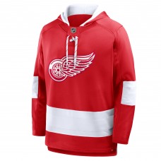 Detroit Red Wings Fanatics Red Prime Time Fleece Hoodie