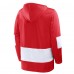 Detroit Red Wings Fanatics Red Prime Time Fleece Hoodie
