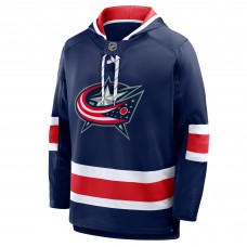 Columbus Blue Jackets Fanatics Navy Prime Time Fleece Hoodie