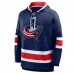 Columbus Blue Jackets Fanatics Navy Prime Time Fleece Hoodie