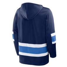 Толстовка Winnipeg Jets Fanatics Navy Prime Time Fleece