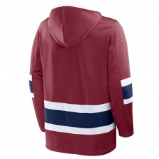 Толстовка Colorado Avalanche Fanatics Burgundy Prime Time Fleece