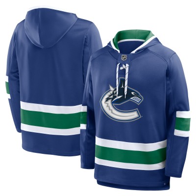 Vancouver Canucks Fanatics Blue Prime Time Fleece Hoodie