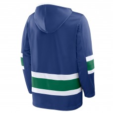 Vancouver Canucks Fanatics Blue Prime Time Fleece Hoodie