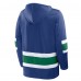 Vancouver Canucks Fanatics Blue Prime Time Fleece Hoodie