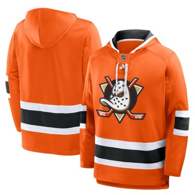 Толстовка Anaheim Ducks Fanatics Orange Prime Time Fleece