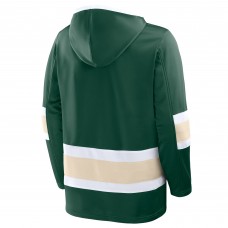 Minnesota Wild Fanatics Green Prime Time Fleece Hoodie