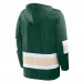 Minnesota Wild Fanatics Green Prime Time Fleece Hoodie