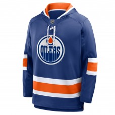 Edmonton Oilers Fanatics Royal Prime Time Fleece Hoodie