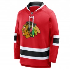 Толстовка Chicago Blackhawks Fanatics Red Prime Time Fleece Толстовка Chicago Blackhawks Fanatics Red Prime Time Fleece