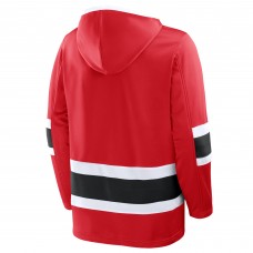 Толстовка Chicago Blackhawks Fanatics Red Prime Time Fleece Толстовка Chicago Blackhawks Fanatics Red Prime Time Fleece