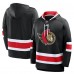 Ottawa Senators Fanatics Black Prime Time Fleece Hoodie