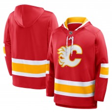 Calgary Flames Fanatics Red Prime Time Fleece Hoodie