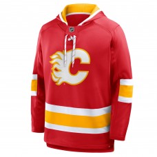 Calgary Flames Fanatics Red Prime Time Fleece Hoodie